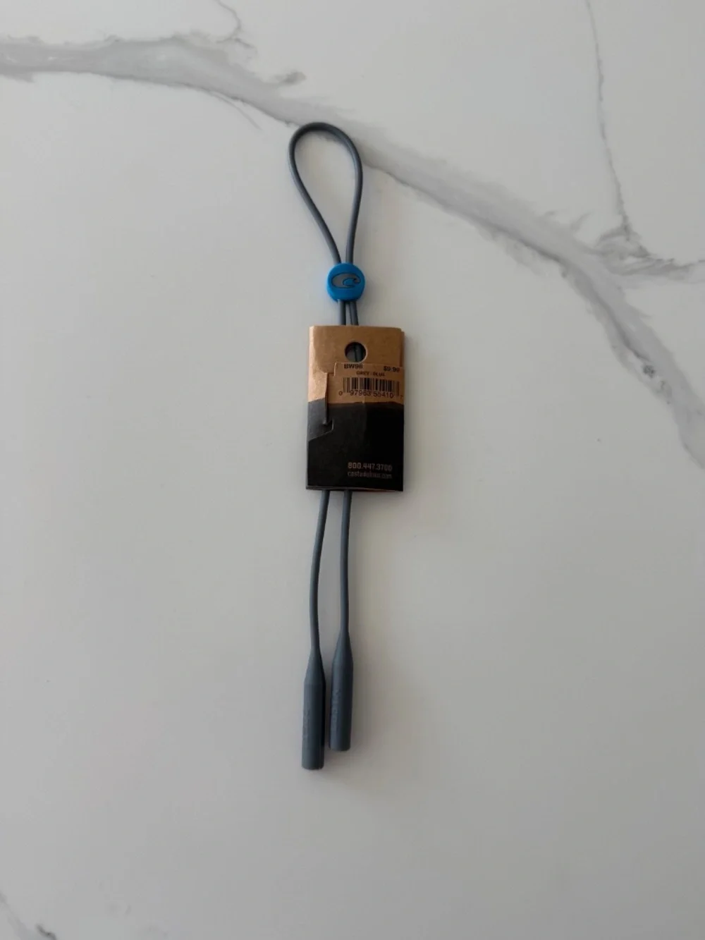 Costa Del Mar BOW-LINE Adjustable Eyewear Leash NWT - gray/blue